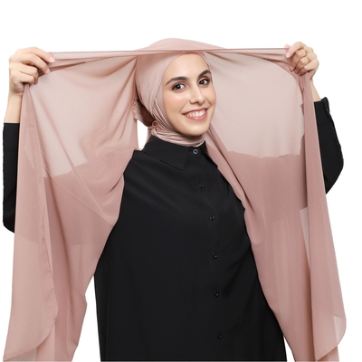 New Cover Built-in Magnet Pin Solid Pattern Matching Undercap Jersey Fabric Scarf Muslim Women Instant Chiffon Hijab Shawls
