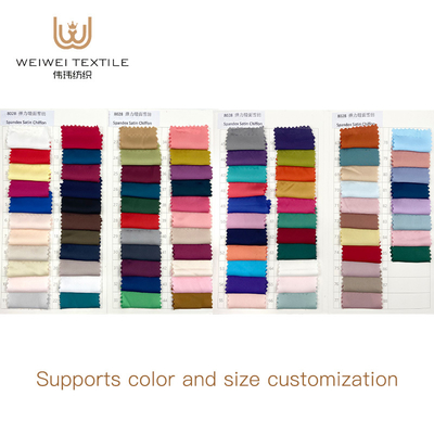 Wholesale High Quality Plain Soft Satin Silk Hijab Shawl Fashion Headscarf Solid Colors Scarf for Women