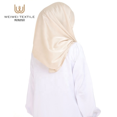 Wholesale Customized Solid Colors square Women High Quality Satin Scarf