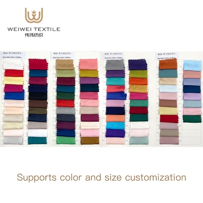 Wholesale Customized Solid Colors square Women High Quality Satin Scarf