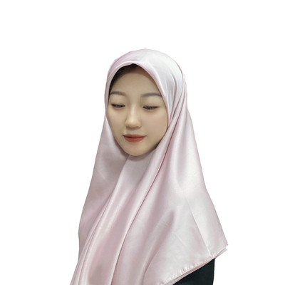 Wholesale Custom Colors Plain Satin Silk Scarf square Women  High Quality
